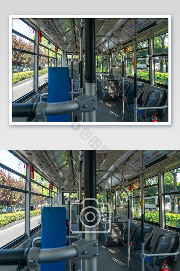 通勤出行公共汽车车厢内部摄影图片图片