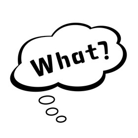 疑惑表情包gif简约对话框什么what疑问动图gif黄色手绘问号疑问表情包
