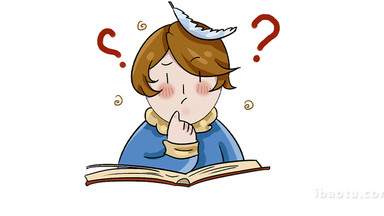 易用卡通mg动画学习小男孩沉思