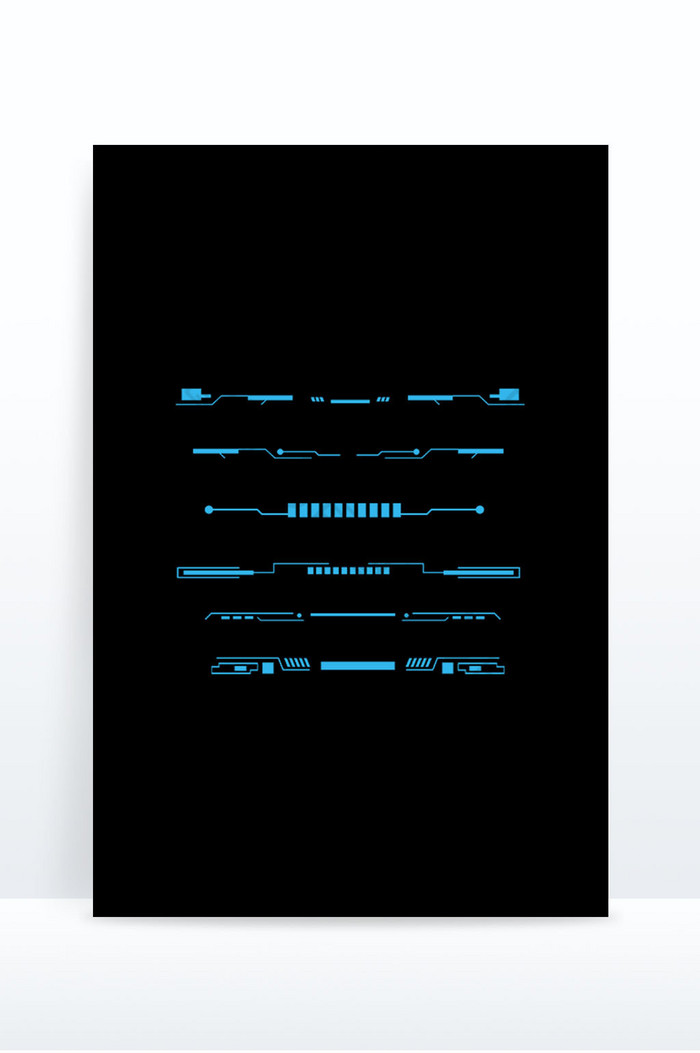 充满科技感的几个线条图片图片
