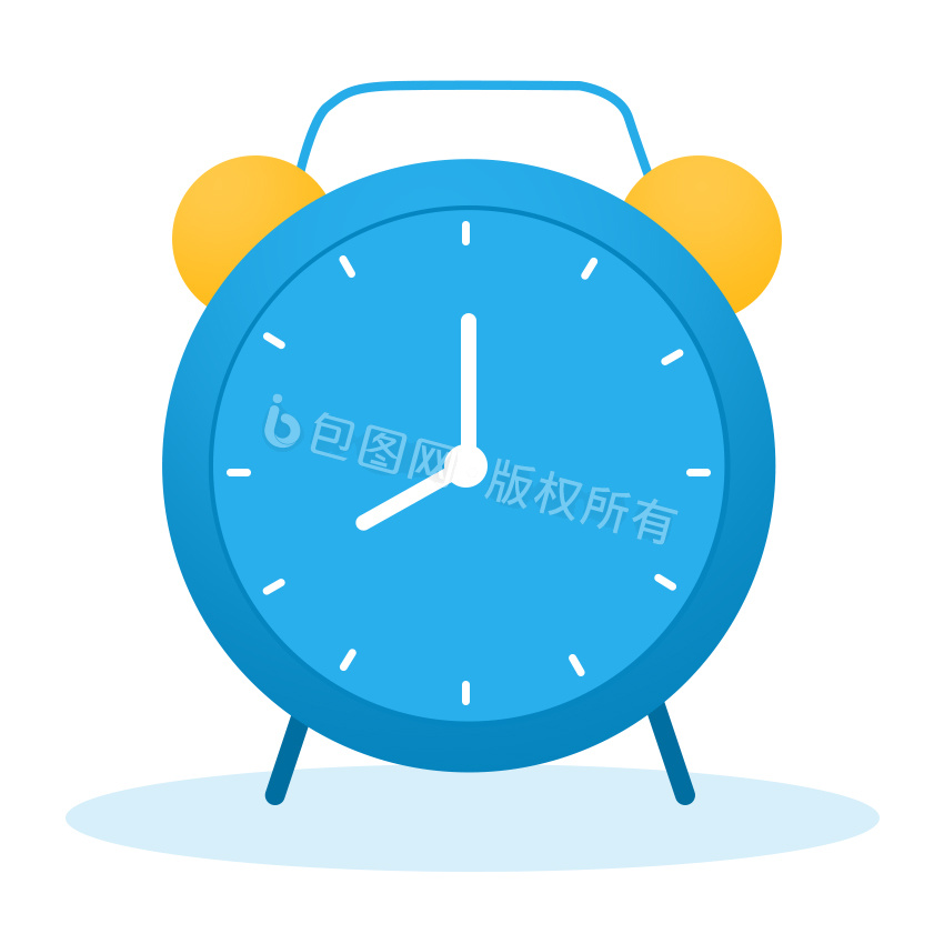 卡通闹钟图片-卡通闹钟素材免费下载-包图网