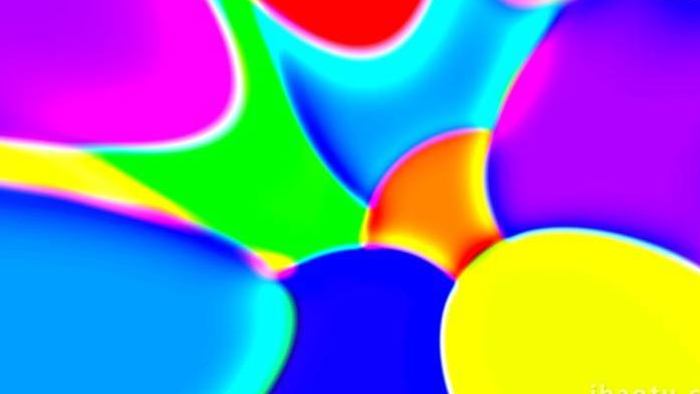 酸性抽象扭曲七彩泡泡循环背景视频