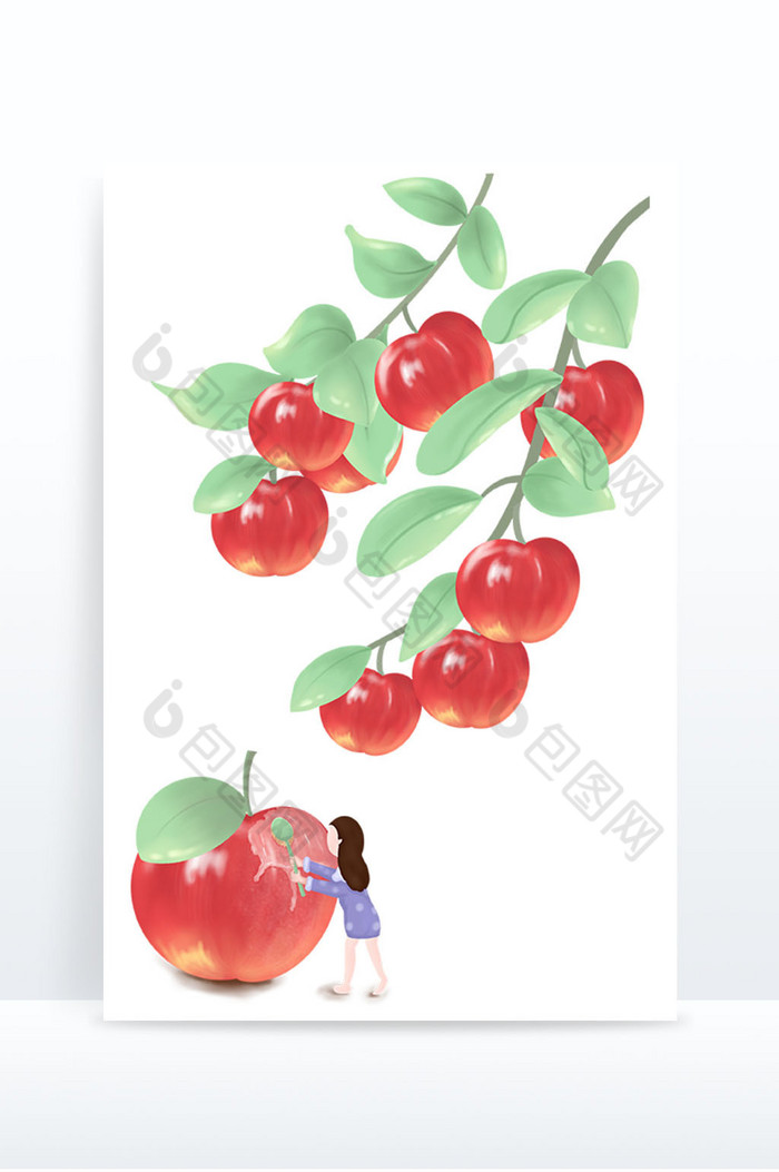 夏季水果苹果装饰食物图片图片