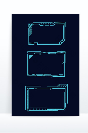 边框科技矢量素材图片