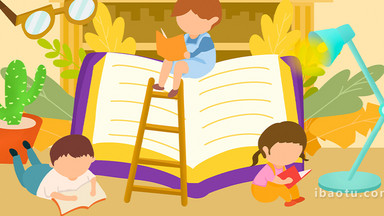 易用卡通mg动画校园类教育读书会