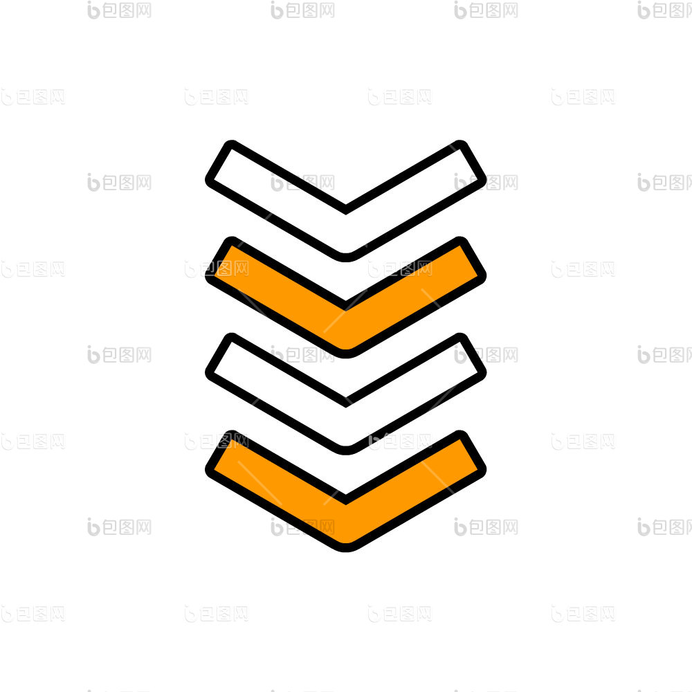 欧式箭头指示标go图片-包图网