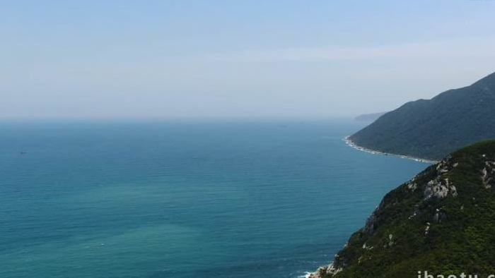 自然大气海洋风景大海震撼景观航拍实拍4K