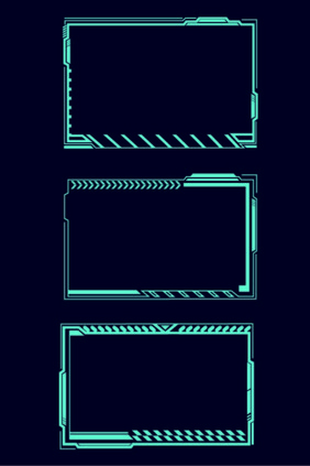 科技边框科技元素