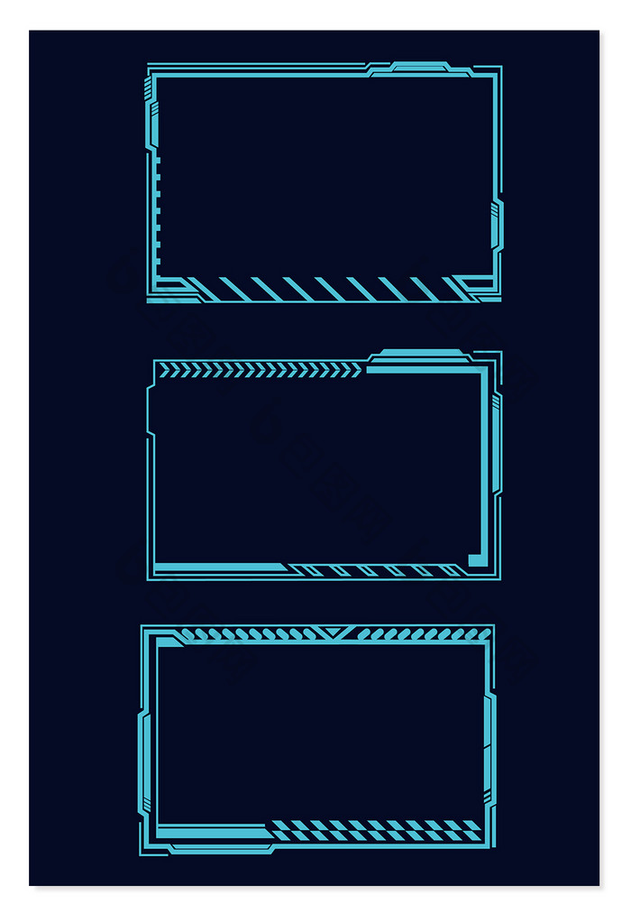 科技边框科技元素