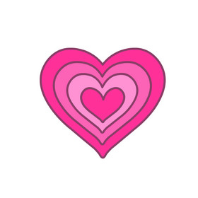 粉红色爱心闪烁动图gif动图