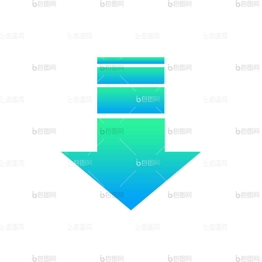 向下箭头图片-包图网