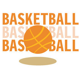 篮球运动橙色活力动图GIF