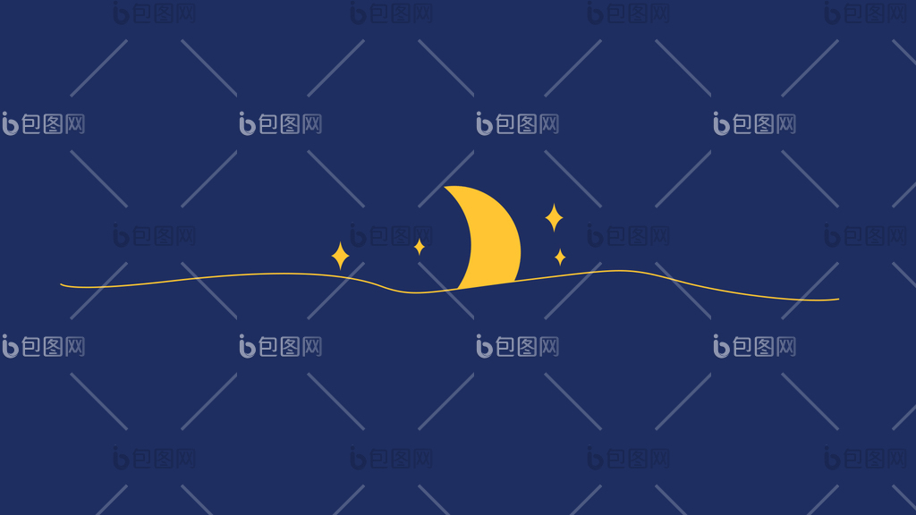 夜晚月亮gif动图下载-包图网