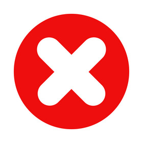 红色打叉错误提示注意事项gif