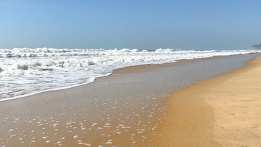 自然海洋实拍壮观大海沙滩海浪视频素材