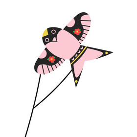 简单漂亮的风筝燕子画图片