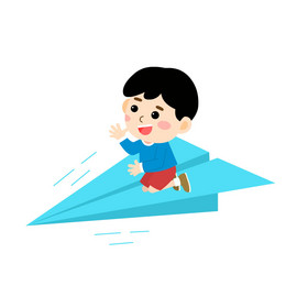 扔纸飞机图片