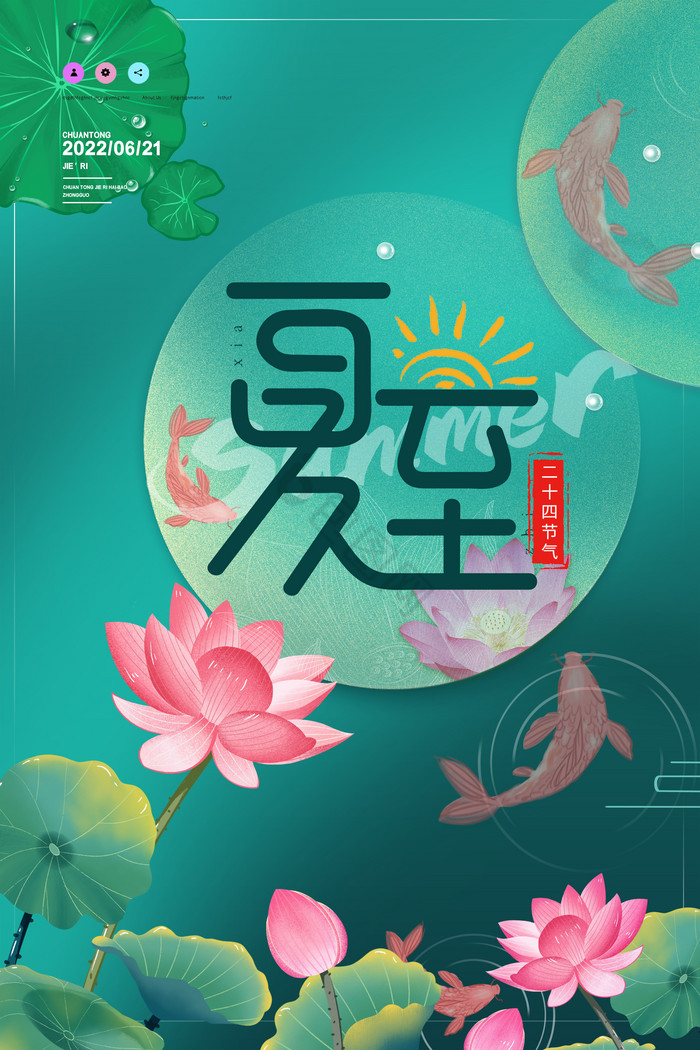 二十四节气夏至图片
