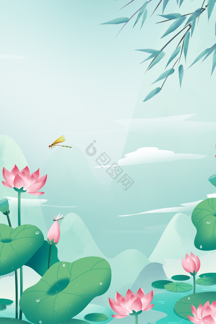 大暑宣传图片-包图网