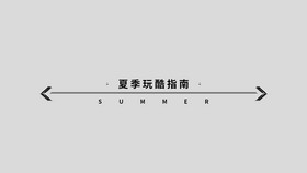 夏季新潮朋克风酸性风格分割标题动图GIF