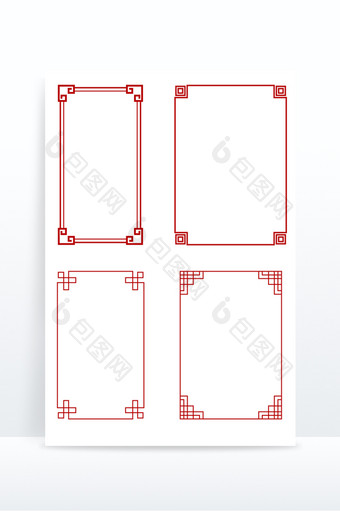 复古中式边框古风元素图片