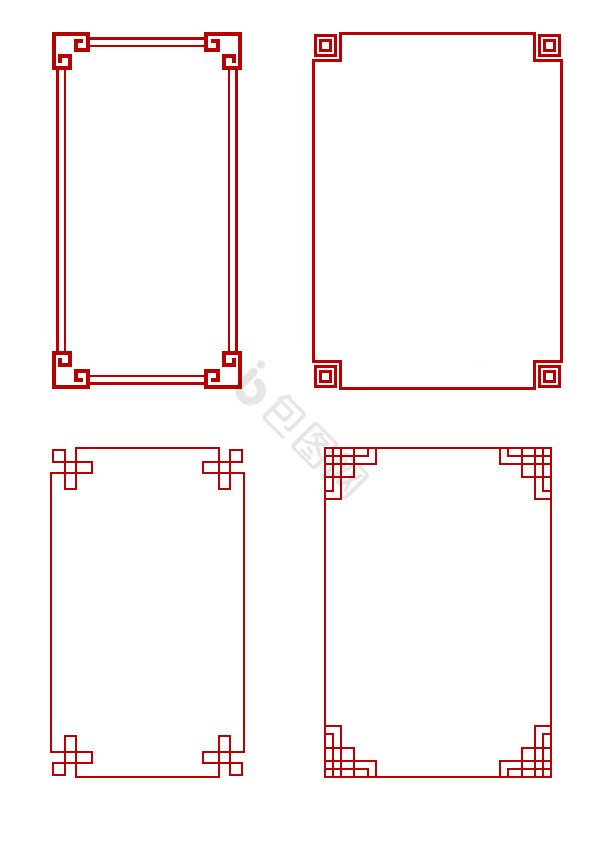 中式边框古风图片