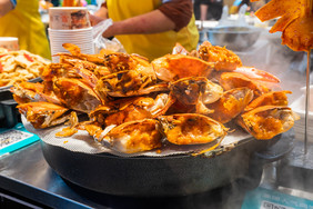 南京美食街美食大闸蟹