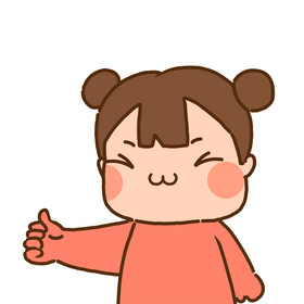 卡通可爱小女孩点赞表情包动图gif