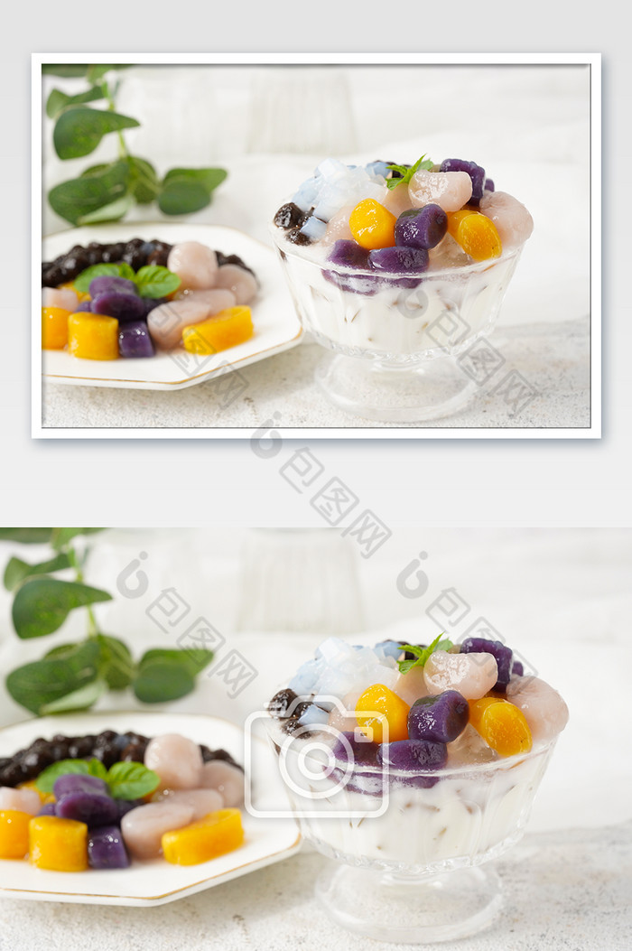 夏季甜品芋圆鲜芋仙美食图片图片