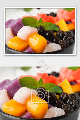 芋圆鲜芋仙甜品美味食品图片