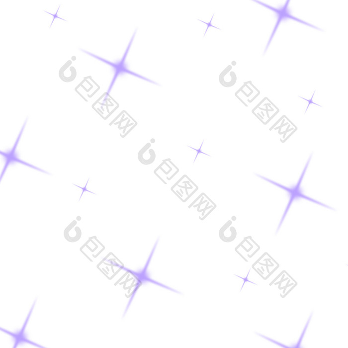 紫色星星闪烁漂浮元素GIF