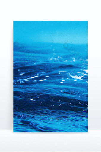 蓝色大海海洋纹理波浪波纹背景图片