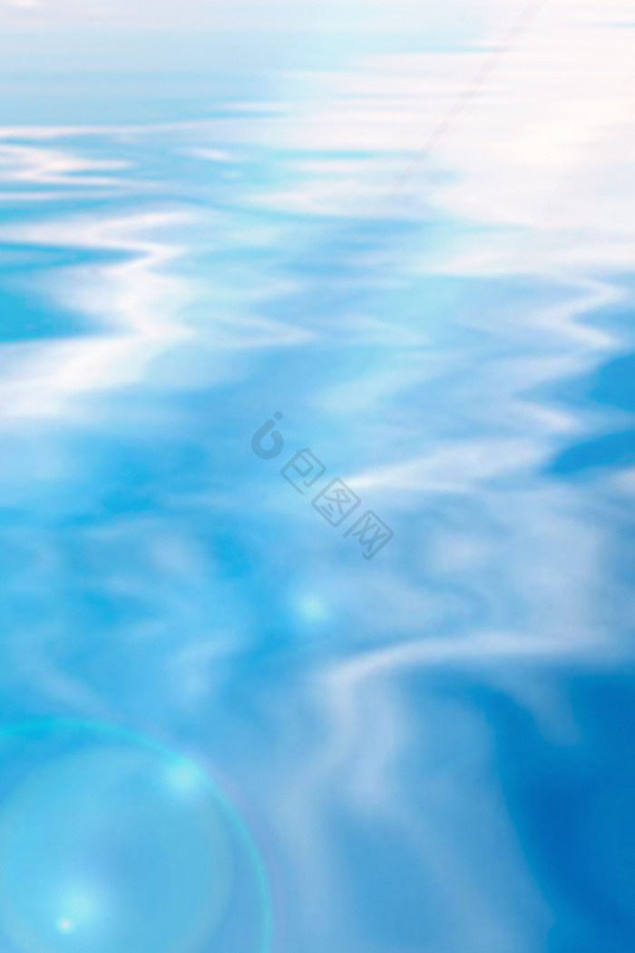 梦幻海洋水波纹纹理海水图片