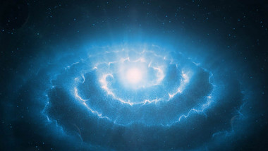 银河中心螺旋星云背景视频
