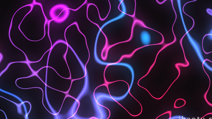 酸性霓虹可循环抽象线条背景视频