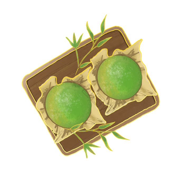 青团糍粑食物清明节png下载-包图网