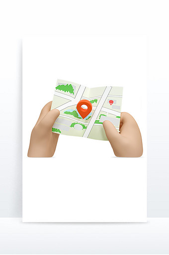 3D手持城市地图图片