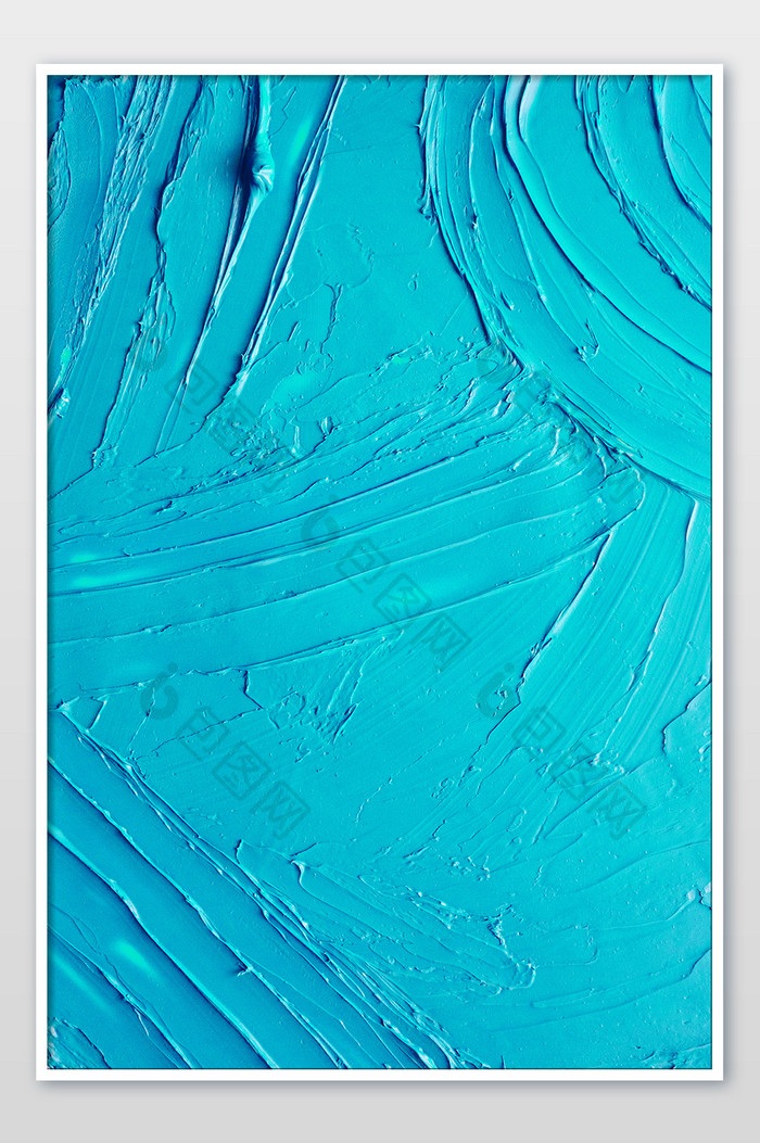 蓝色油彩丙烯颜料单色质感纹理图片图片