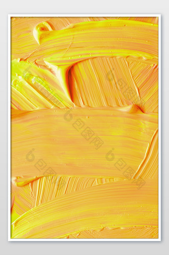 黄色丙烯颜料单色肌理图片