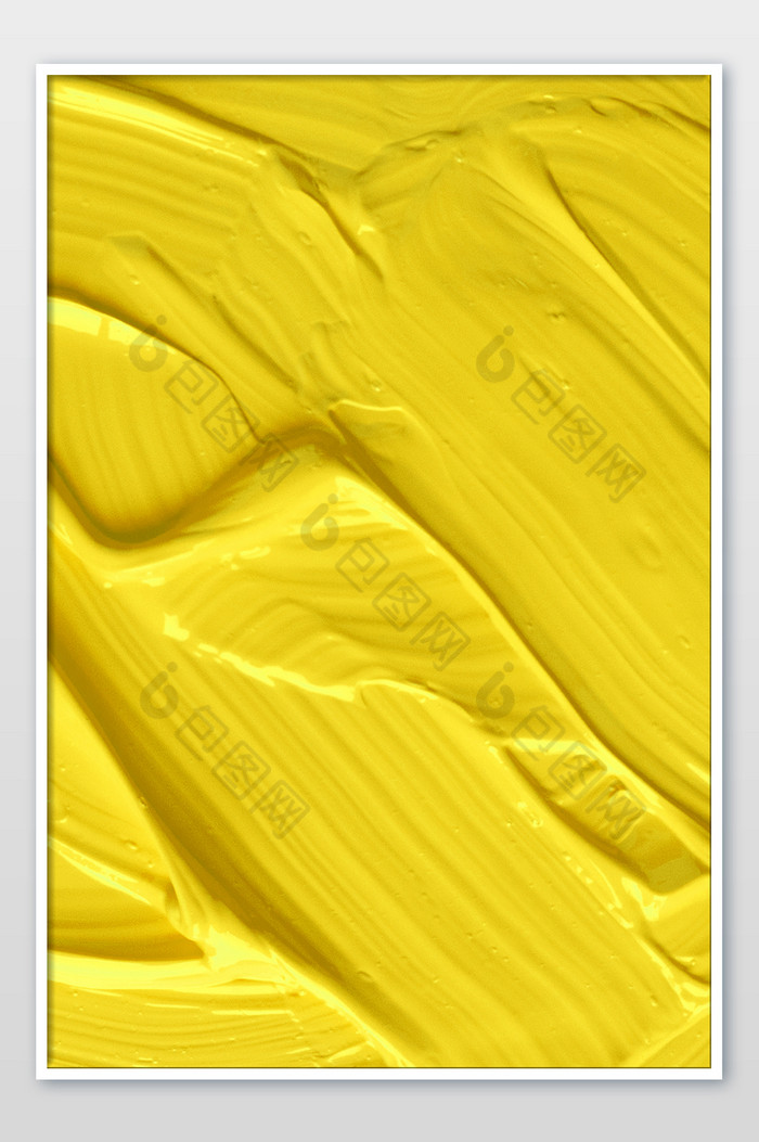 黄色丙烯颜料单色肌理背景图片图片