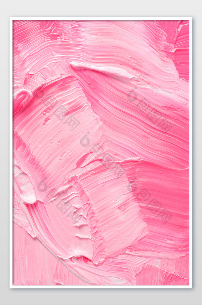 粉色唯美丙烯颜料单色肌理