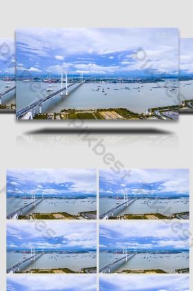 港珠澳大桥简笔画图片-港珠澳大桥简笔画素材免费下载-包图网