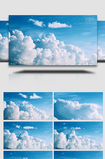 自然天空云海延时摄影4k图片