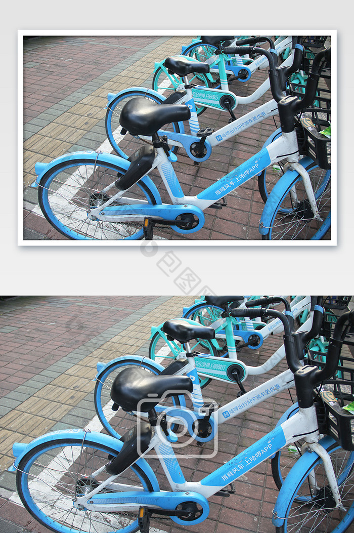 共享单车哈罗单车自行车图片图片
