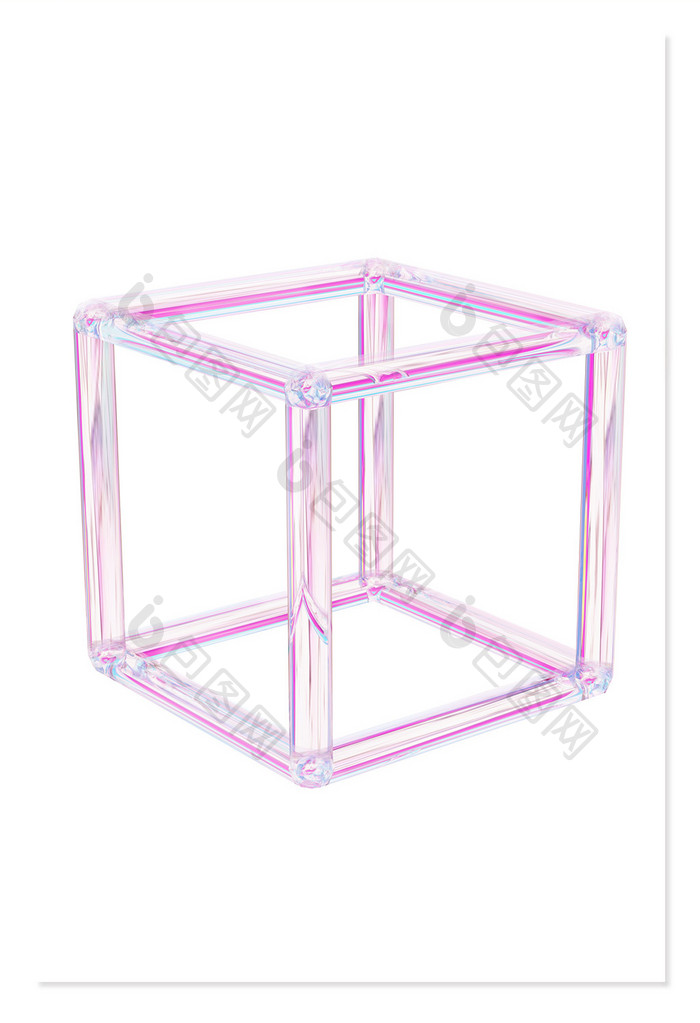 酸性元素3D立方体