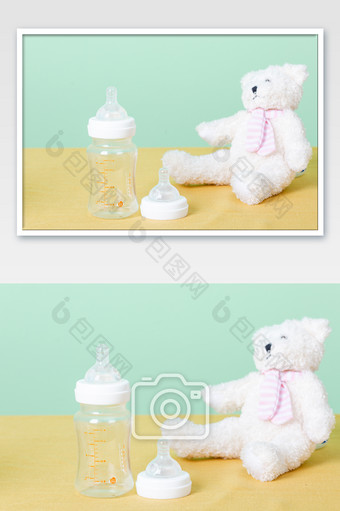 婴儿用品奶瓶素材图片
