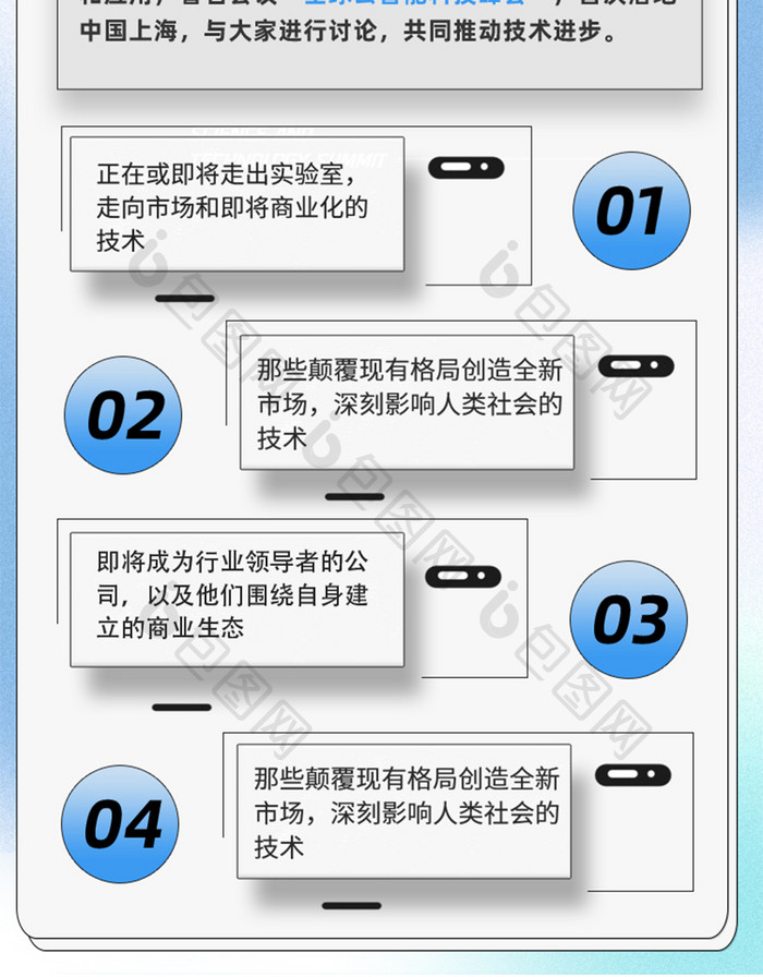 人工智能科技峰会活动H5长图