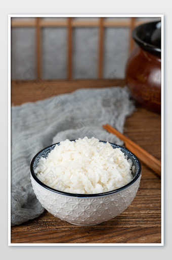 餐饮美食食品白米饭图片