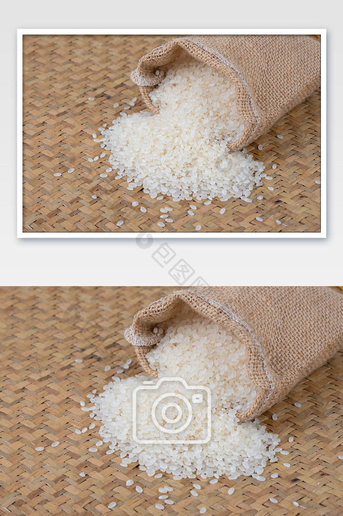 粮食大米米粒摄影图图片图片