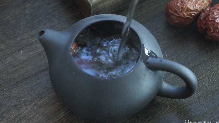 冬季红枣茶温暖治愈风格4K视频